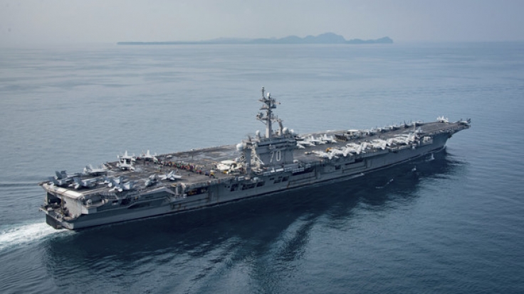 Der US-Flugzeugträger "USS Carl Vinson" auf dem Weg nach Norkorea.