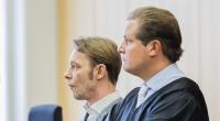 Christian Brückner (links) mit seinem Anwalt.