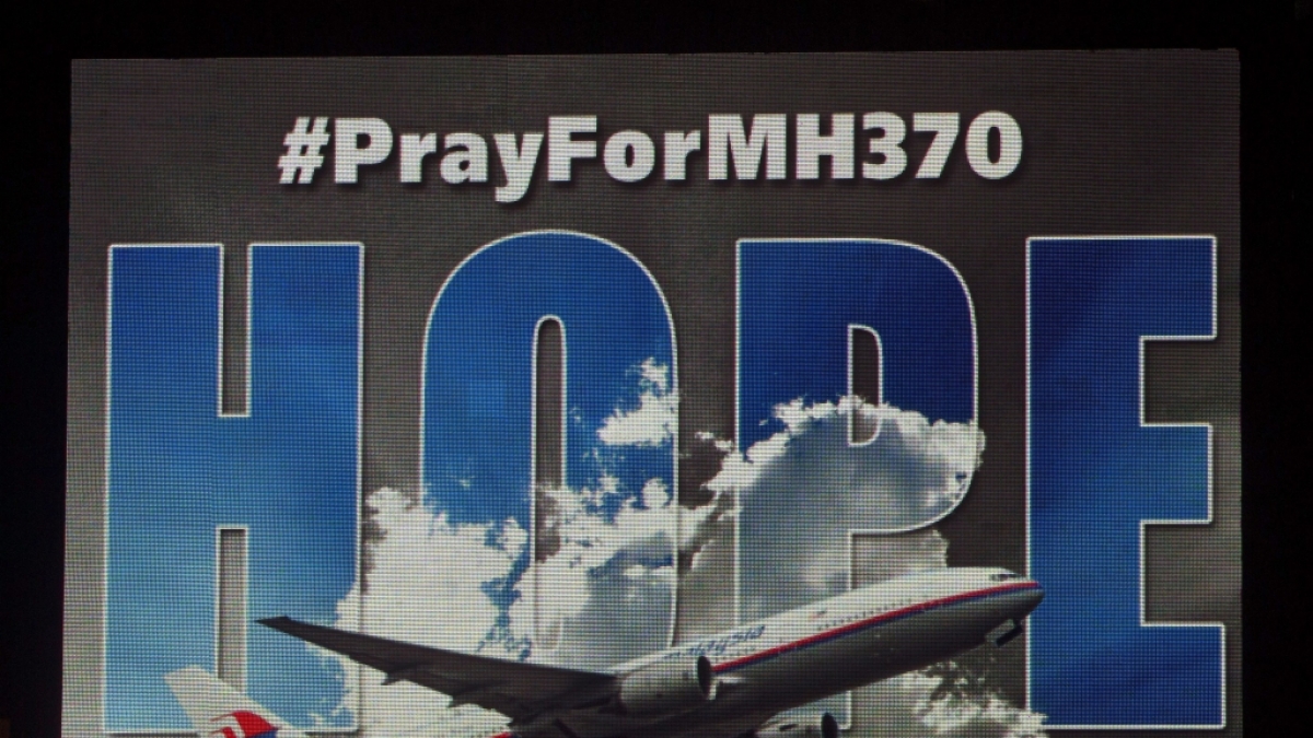 MH370-Plakat (Foto)