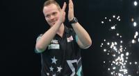 Max Hopp feierte sein Debüt in der Premier League of Darts im März 2019 in Berlin.