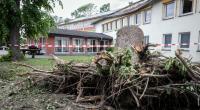In Nordrhein-Westfalen sind die Spuren der Unwetter und Tornados nicht zu übersehen.