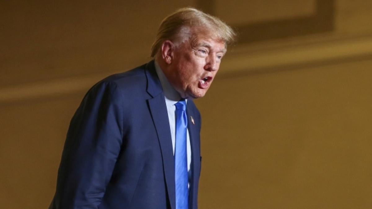 Donald Trump scheint Joe Biden vergessen zu haben. (Foto)