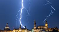 Nicht nur über Dresden gingen am Pfingstmontag heftige Gewitter nieder.
