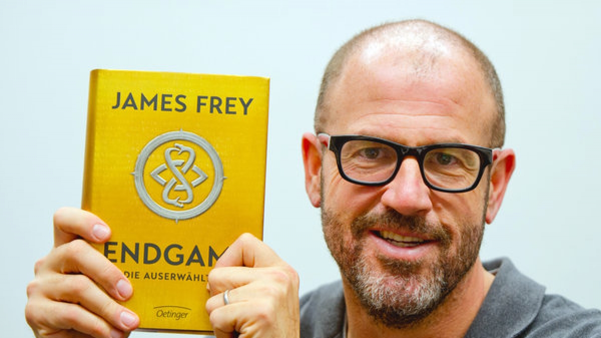 Autor James Frey stellte im November den Science-Fiction-Roman Endgame in Hamburg vor. (Foto)