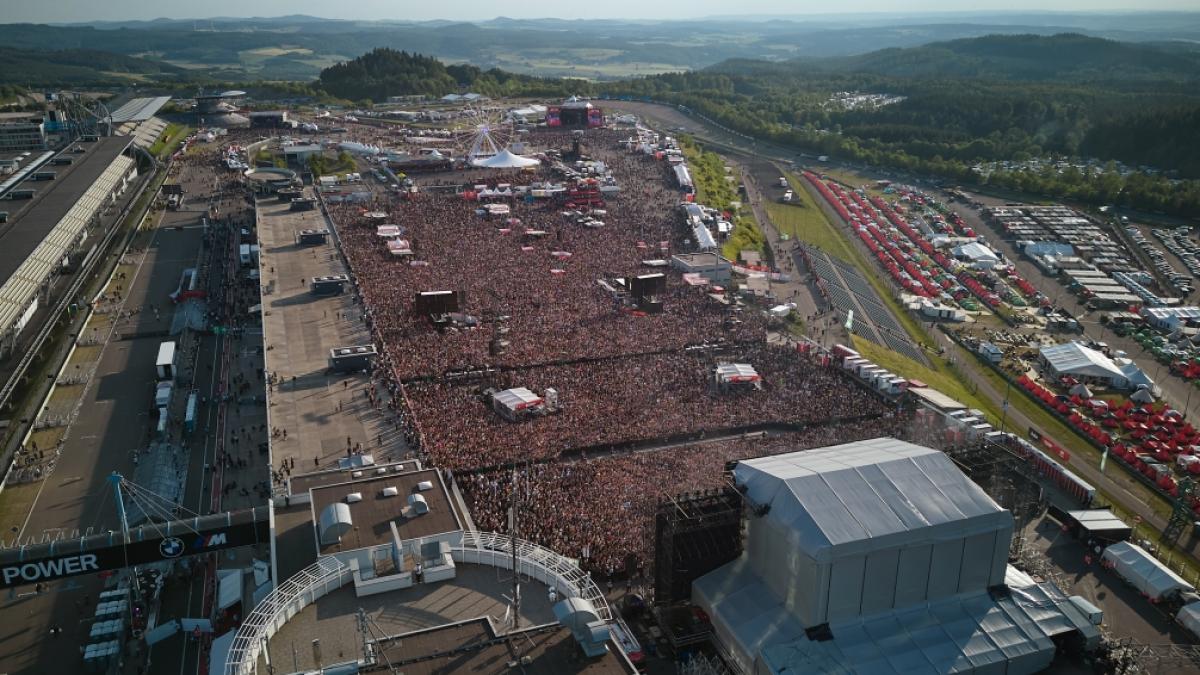 Beim Rock am Ring 2023 scheint in diesem Jahr kein Unwetter zu drohen. (Foto)