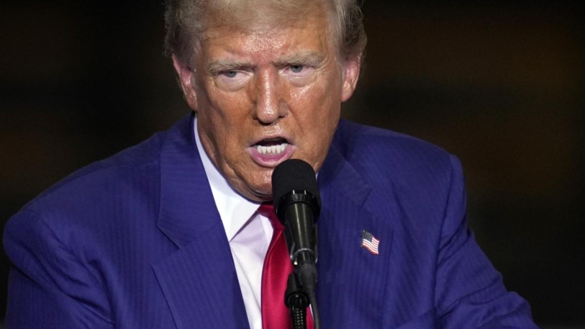 Donald Trump hat Kamala Harris einmal mehr r&uuml;de attackiert. (Foto)