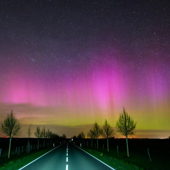 Polarlichter leuchten über Brandenburg - Experten aktualisieren Warnung