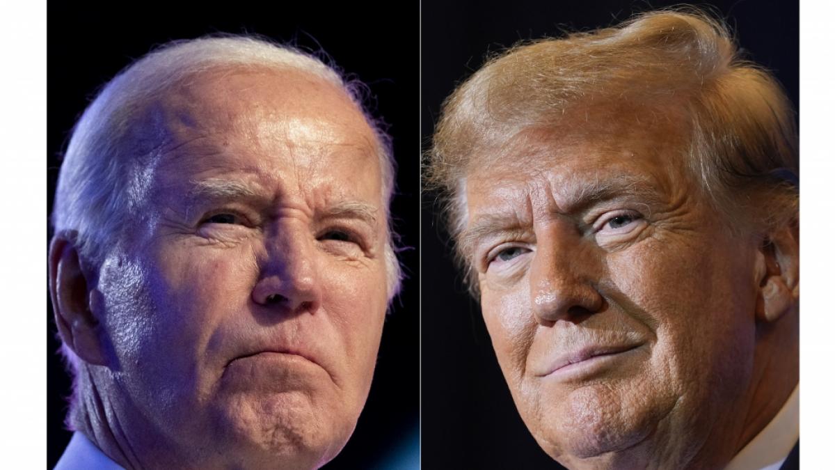 Donald Trump und Joe Biden liefern sich aktuellen Umfragen zufolge ein hei&szlig;es Kopf-an-Kopf-Rennen um die Pr&auml;sidentschaft. (Foto)