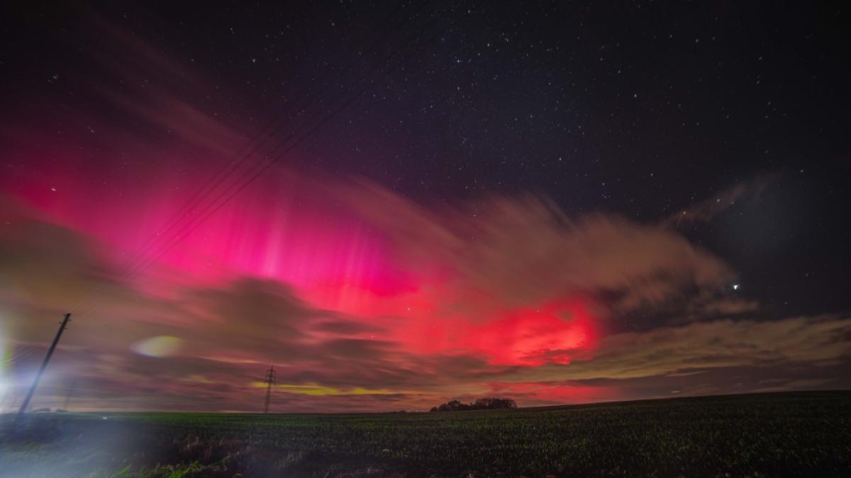 In den kommenden N&auml;chten k&ouml;nnten &uuml;ber Deutschland Polarlichter sichtbar sein. (Foto)