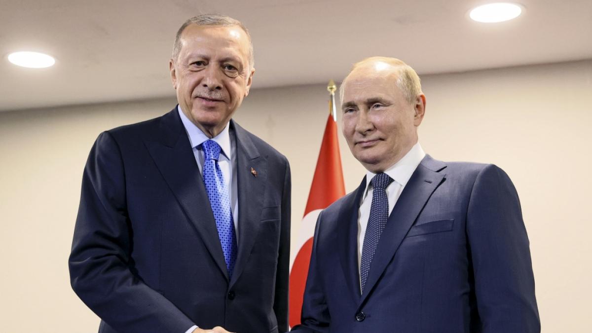 Erdogan hat kurz nach der russischen Invasion in der Ukraine erkl&auml;rt, dass er Putin nicht den R&uuml;cken kehren werde. (Foto)