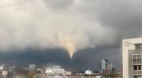 Ein Tornado raste am Mittwoch über die Kielpromenade.