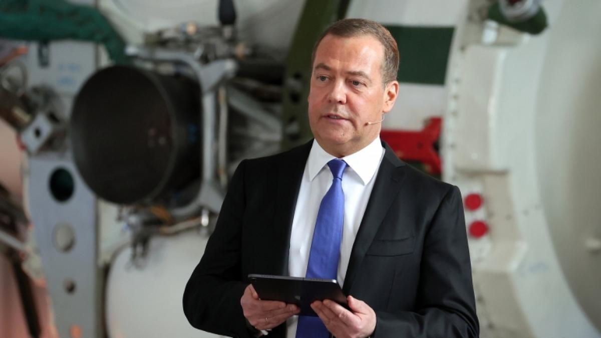 Dmitri Medwedew hat vom Ende des Ukraine-Krieges gesprochen - zu seinen Bedingungen. (Foto)