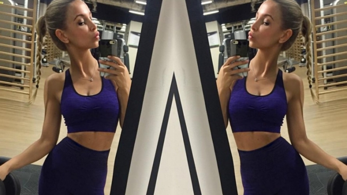 Regelm&auml;&szlig;ig versorgt Sophia Hermann ihre Fans auf Instagram mit sportichen Selfies. (Foto)