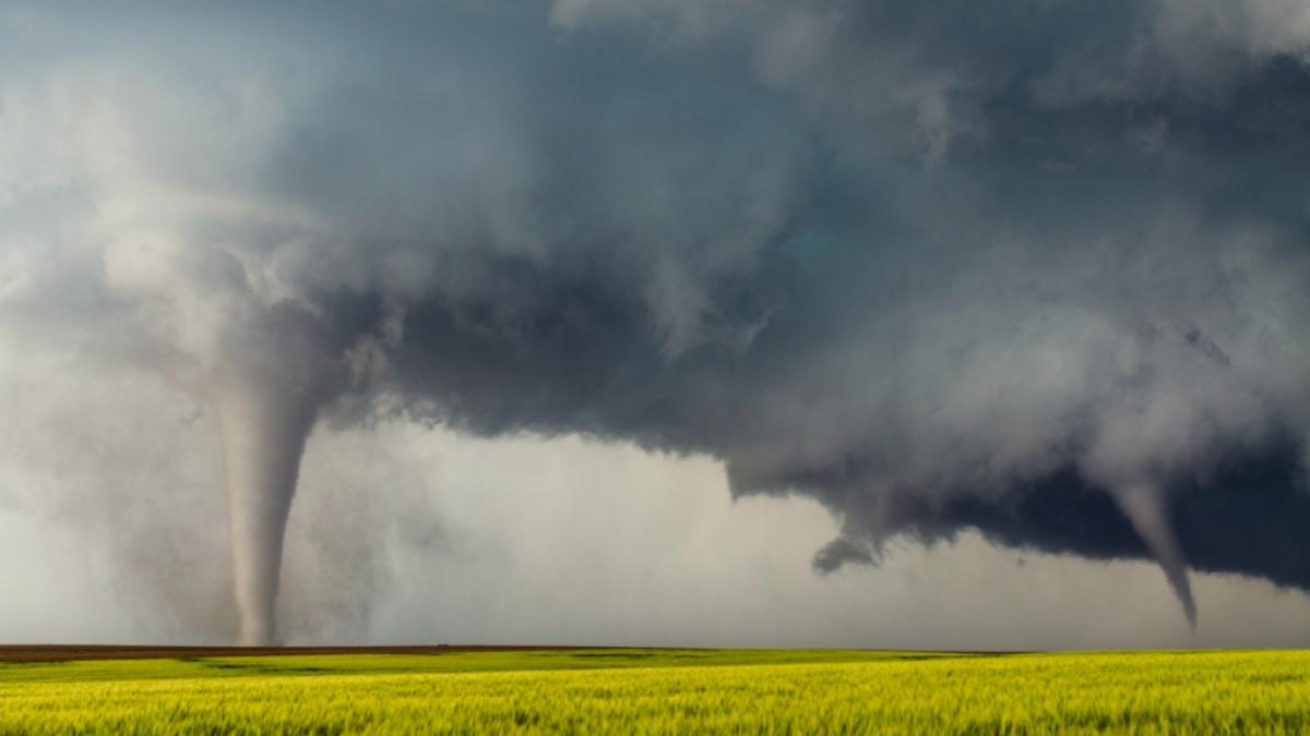 Im Fr&uuml;hjahr kommt es vermehrt zu Typ-2-Tornados. (Foto)