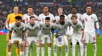 Die Spieler aus England posieren für ein Mannschaftsfoto vor dem Beginn des internationalen Freundschaftsspiels zwischen England und Japan. England nimmt an der Fußball-WM 2026 teil, am 31.03.2026. (Symbolbild)
