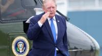 Fast weggeweht! Trump-Mähne macht nach Landung der 