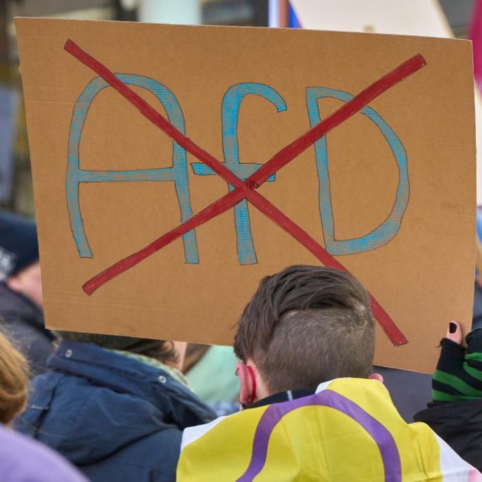 Wo gibt's am heutigen Montag Demos gegen AfD, Menschenhass und Rechtsruck?