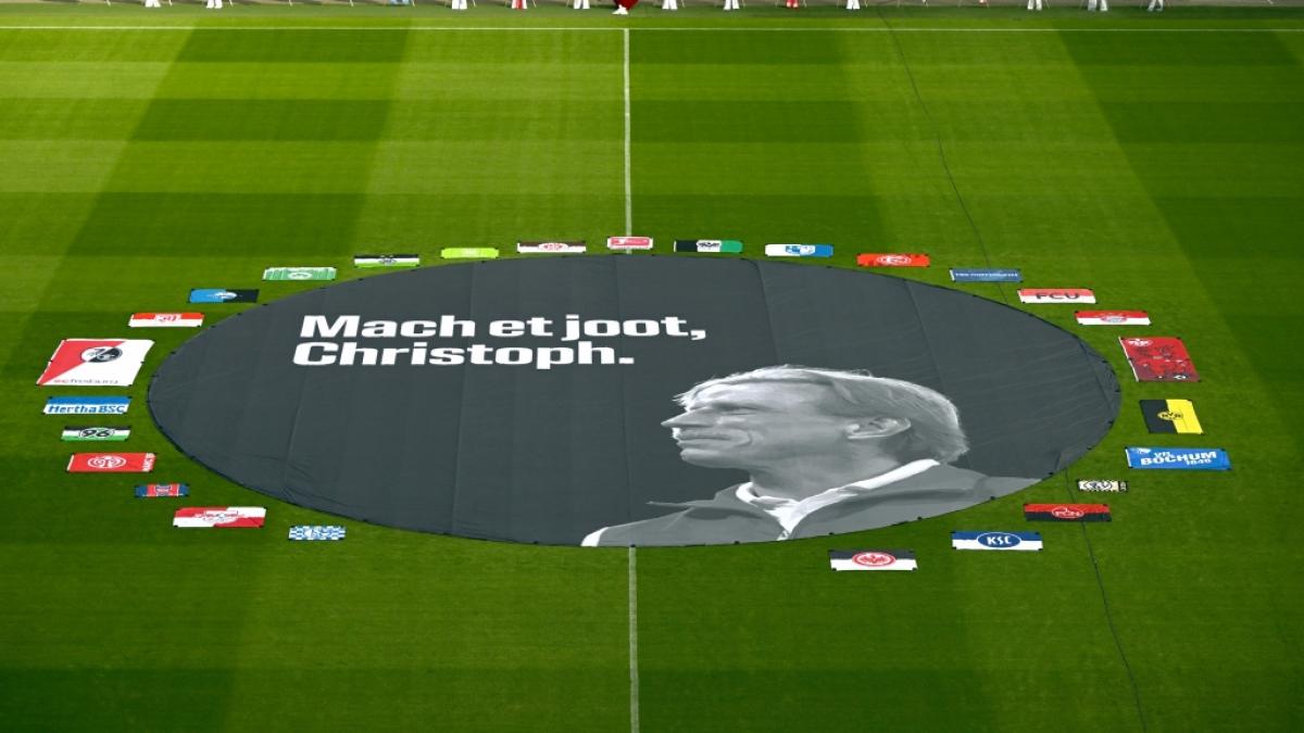 Am 12. September 2024 fand die Trauerfeier f&uuml;r Trainerlegende Christoph Daum im K&ouml;lner RheinEnergieStadion statt. (Foto)