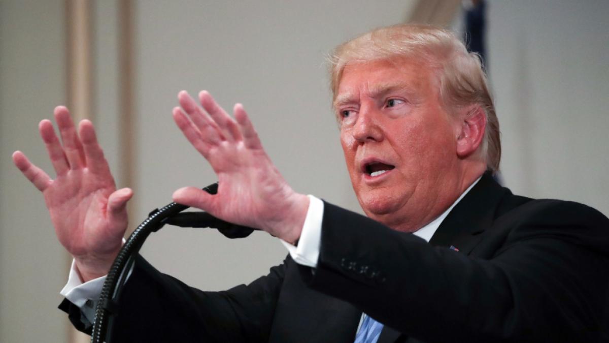 Wie der Onkel, so die Nichte? Donald Trumps Nichte Mary Trump teilte im TV kr&auml;ftig aus. (Foto)