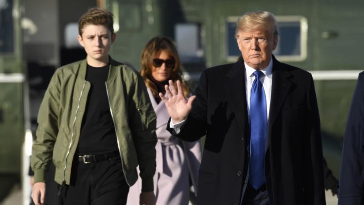 Barron Trump kopiert Outfit seiner Mutter