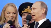 Wladimir Putin gemeinsam mit der russischen Sängerin Larisa Dolina (links). 