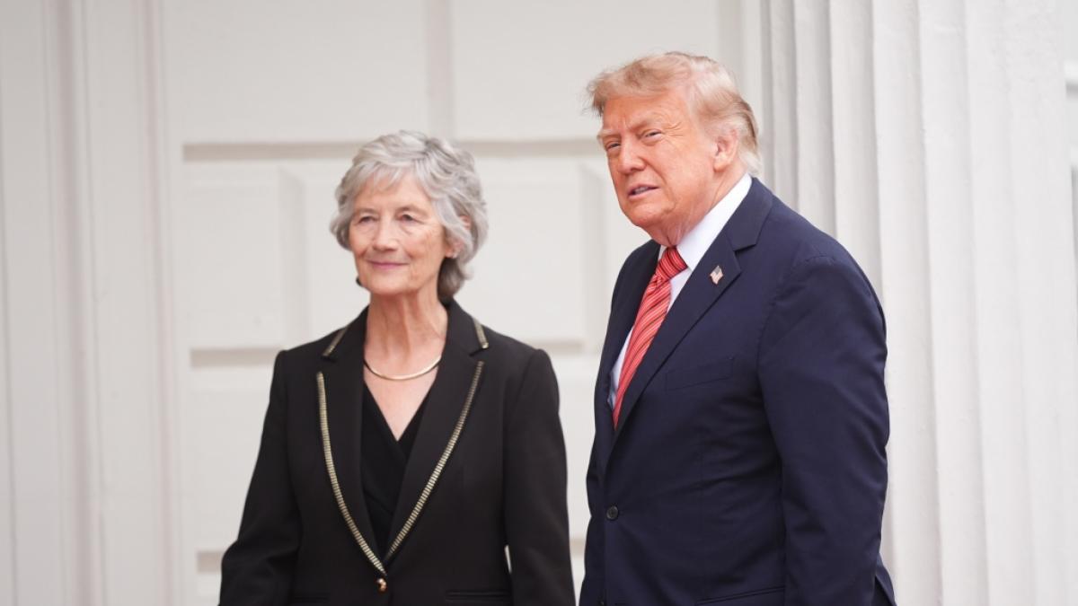 Catherine Connolly findet klare Worte f&uuml;r Donald Trump und seine Au&szlig;enpolitik. (Foto)