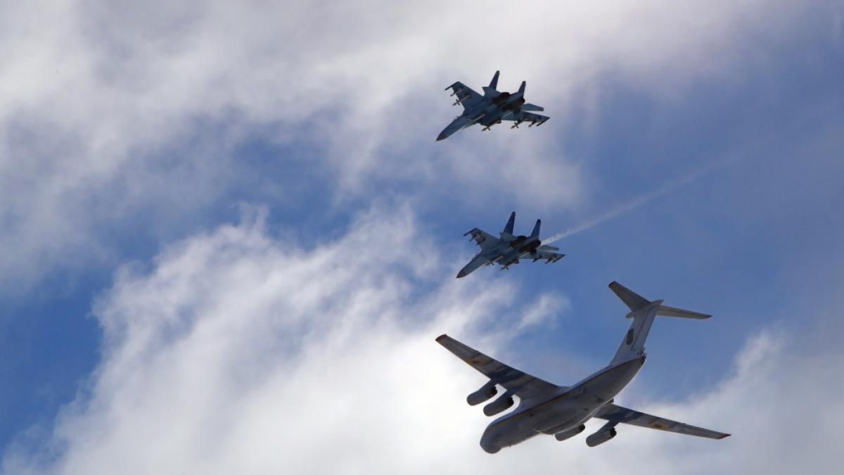 Ein russisches Milit&auml;rflugzeug vom Typ Il-76 ist im Westen Russlands abgest&uuml;rzt. (Foto)
