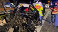 Auf der Autobahn A99 bei Hohenbrunn (Landkreis München) starben vier Menschen bei einem Geisterfahrer-Unfall.