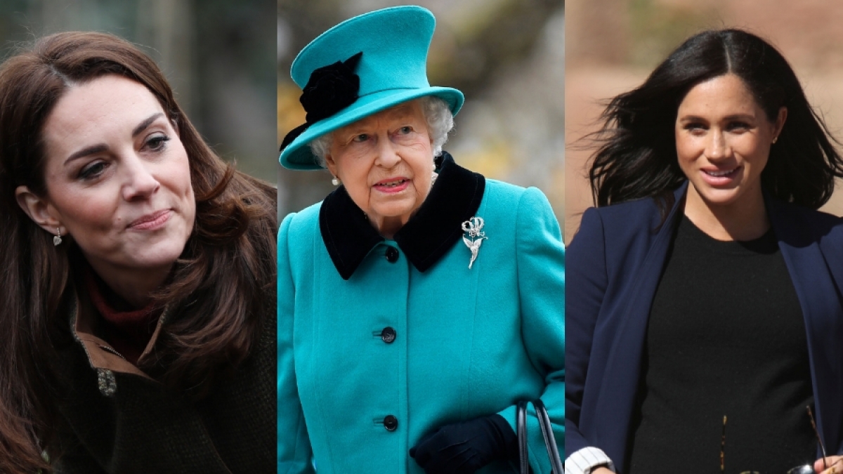 Kate Middleton, die Queen und Meghan Markle sorgten auch in dieser Woche f&uuml;r Schlagzeilen. (Foto)
