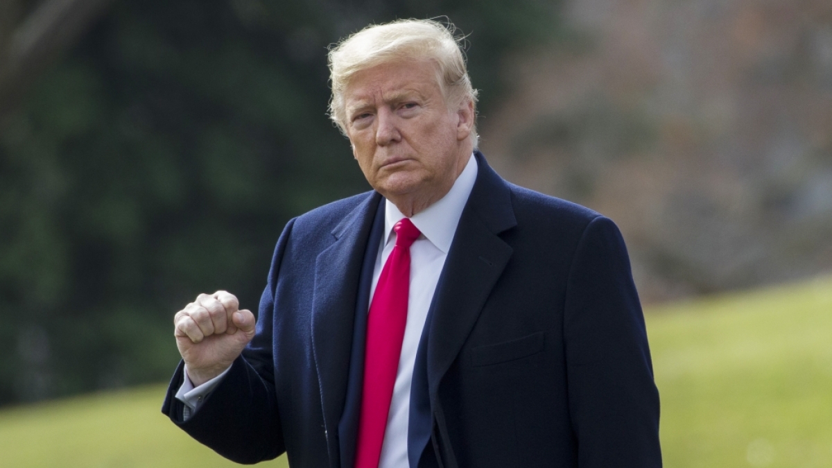 Der fr&uuml;here US-Pr&auml;sident Donald Trump teilte bei einer Wahlkampfveranstaltung in Iowa abermals heftig gegen seinen Amtsnachfolger Joe Biden aus. (Foto)