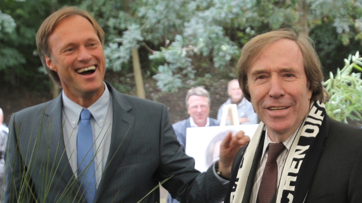 Eine ungleiche Freundschaft: Gerhard Delling und Günter Netzer.
