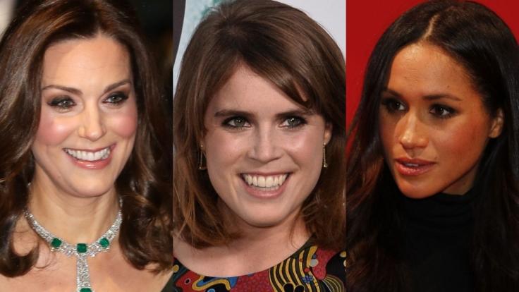 Herzogin Kate, Prinzessin Eugenie und Meghan Markle fanden sich in der vergangenen Woche allesamt in den Royals-News wieder.