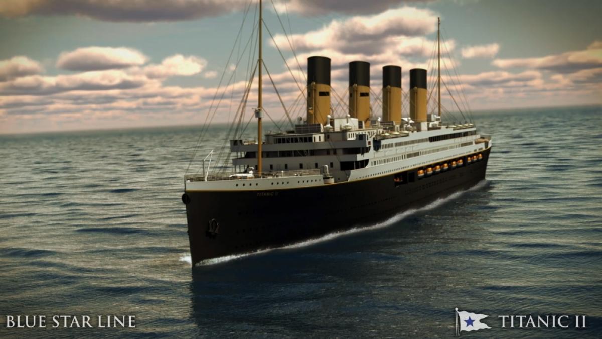 So soll die Titanic II aussehen - der australische Bergbau-Milliard&auml;r Clive Palmer will das legend&auml;re Schiff 2022 zu neuem Leben erwecken. (Foto)