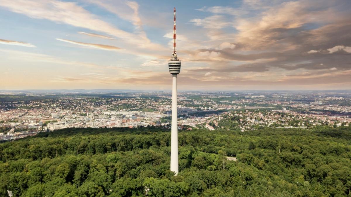 Der Stuttgarter Fernsehturm. Aktuelle Nachrichten aus und &uuml;ber Stuttgart hier auf news.de. (Foto)