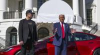 Elon Musk (links) hat Donald Trump nach dem Zerwürfnis in der Hand.