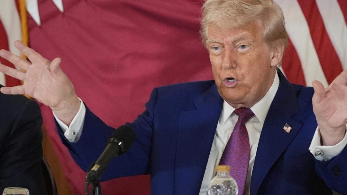 Mit seinem Katar-Flieger sorgt Donald Trump weiter f&uuml;r Wirbel. (Foto)