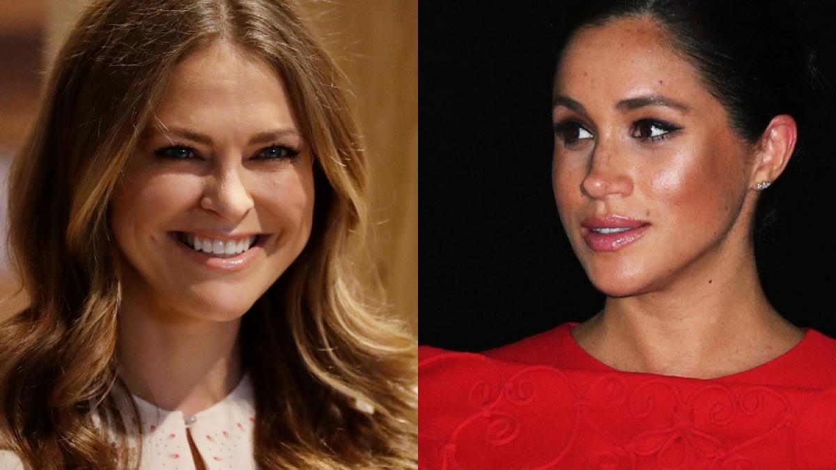 Prinzessin Madeleine und Meghan Markle. (Foto)