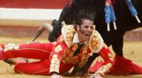 Der spanische Torero Juan Jose Padilla wird im August 2009 von einem Stier schwer verletzt.
