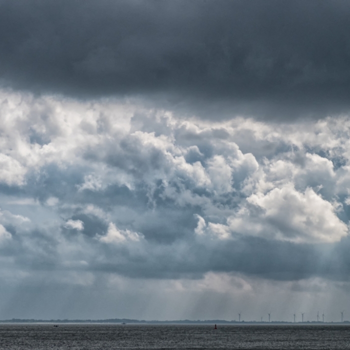 Bedeckter Himmel aktuell an der Ostsee