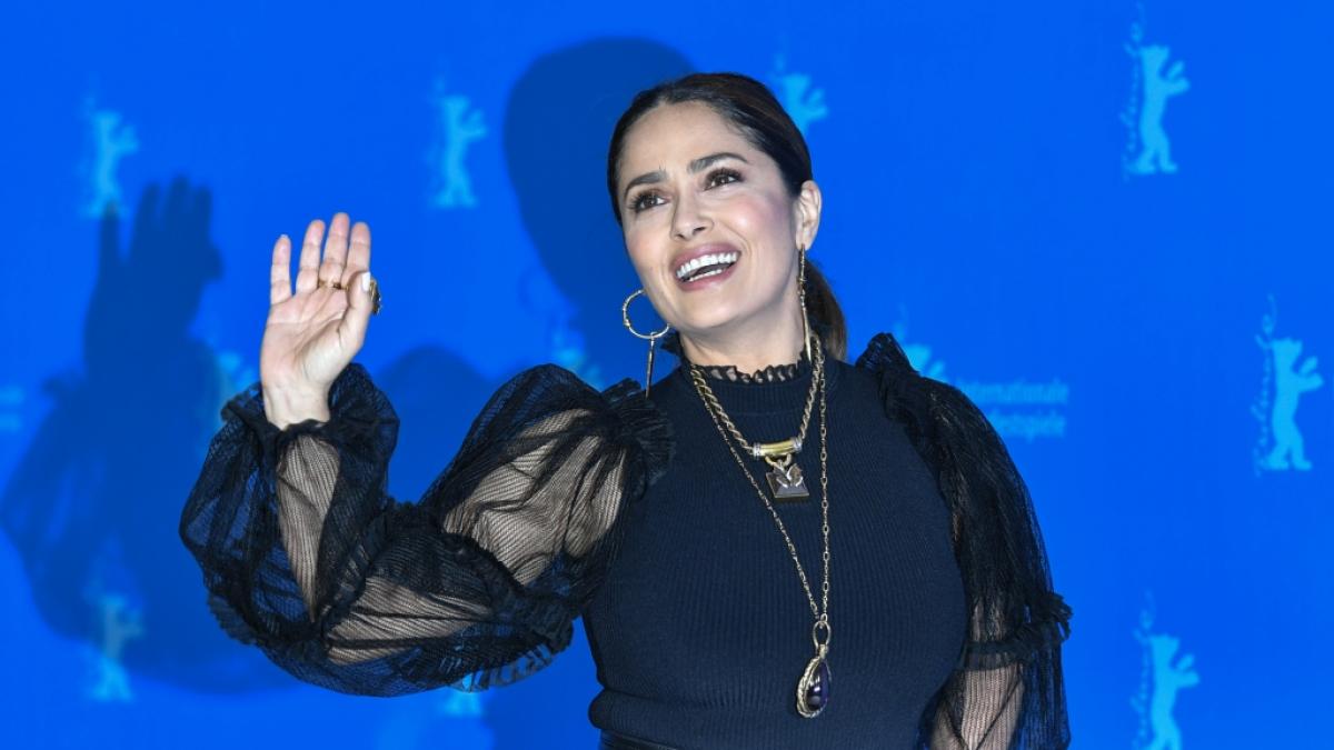 Salma Hayek begeistert im Bikini. (Foto)