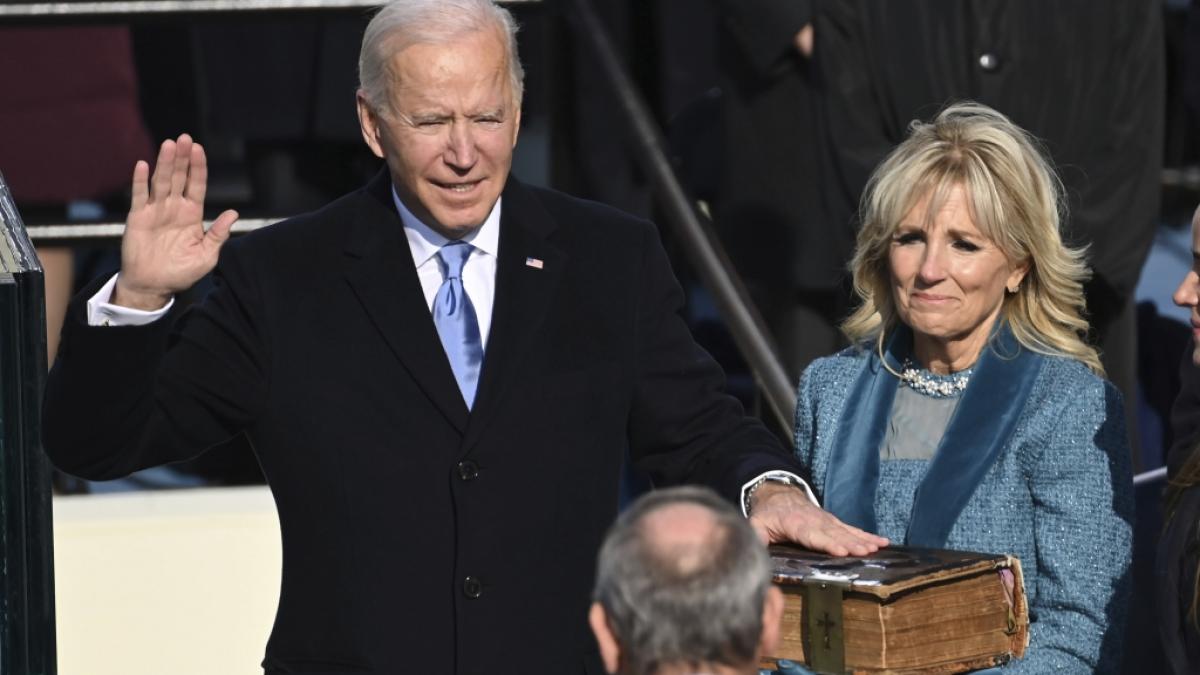 Joe Biden ist als 46. Pr&auml;sident der Vereinigten Staaten von Amerika vereidigt worden. (Foto)