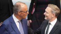 Während Christian Lindner (rechts) den Bundeshaushalt sperrt, soll Friedrich Merz (links) schon einen Neuwahl-Plan haben.