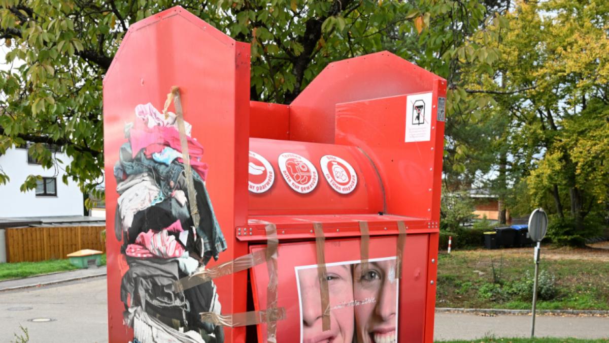 Die Frau konnte sich nicht aus dem Altkleider-Container befreien und starb. (Foto)