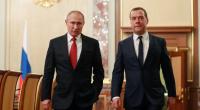 Wladimir Putins Vize Dmitri Medwedew hat drohende Worte über die 