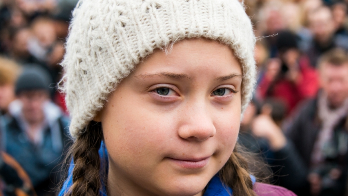 Greta Thunberg ist immer wieder Ziel des Hasses, wie Auto-Aufkleber zeigen. (Foto)