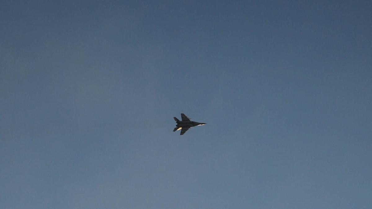 Eine MiG-29 der ukrainischen Luftwaffe soll ein russisches Milit&auml;rhauptquartier nahe Kursk zerst&ouml;rt haben. Videos im Netz zeigen den Kampfjet-Angriff (Symbolbild). (Foto)