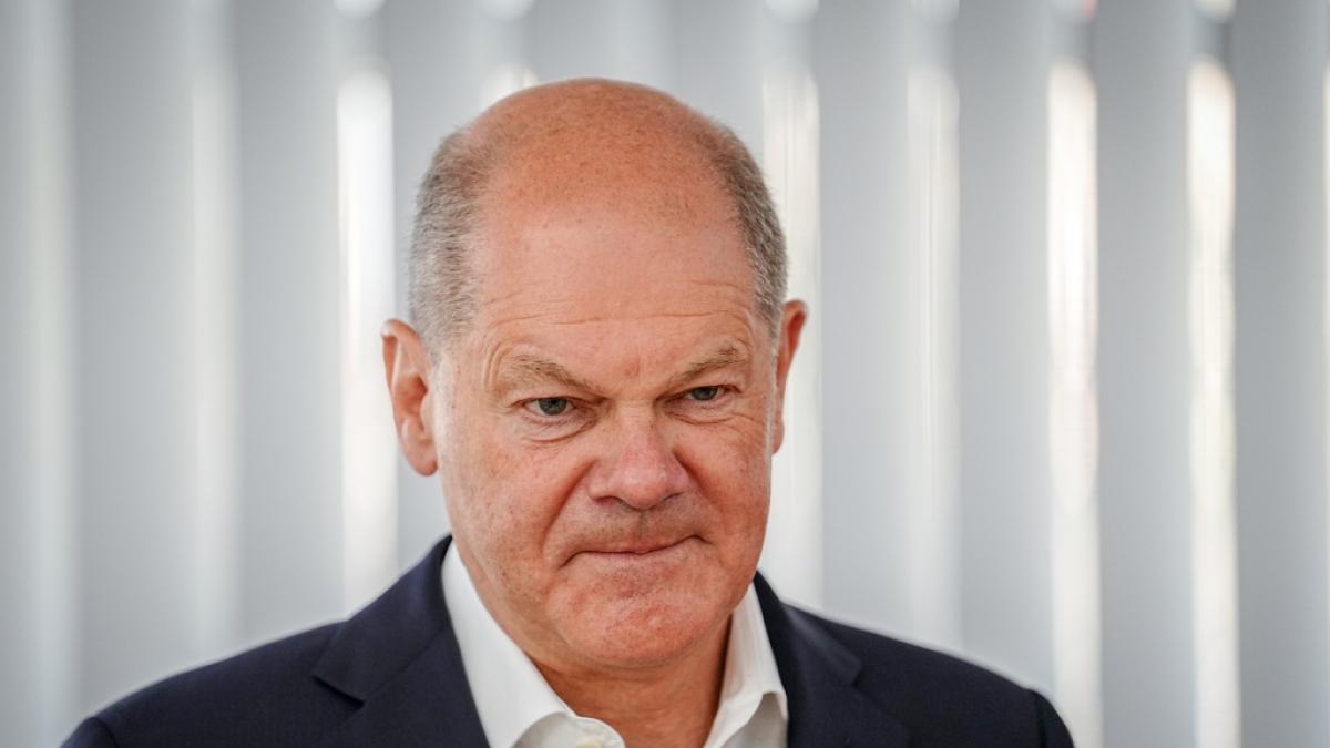 Olaf Scholz sorgt mit einem Versprecher f&uuml;r Gel&auml;chter. (Foto)