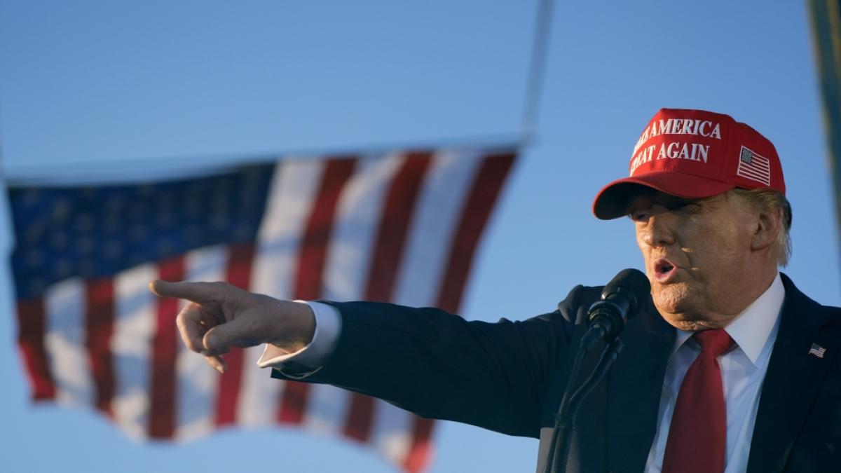 Der republikanische Pr&auml;sidentschaftskandidat Donald Trump warnt vor m&ouml;glichem Chaos durch "linksradikale Irre" rund um die US-Wahl und wirbt sogar f&uuml;r einen Milit&auml;reinsatz. (Foto)