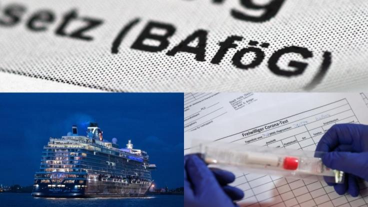 Im August 2020 treten Gesetzesänderungen zu Bafög, Corona-Tests und Kreuzfahrtreisen in Kraft.