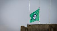 Die Cercle-Fahne weht auf Halbmast beim belgischen Fußballverein Cercle Brugge in Brügge. Cercle-Torwart Miguel Van Damme ist im Alter von 28 Jahren an Leukämie gestorben.